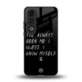 being myself back phone cover | glass case for oneplus nord ce 4