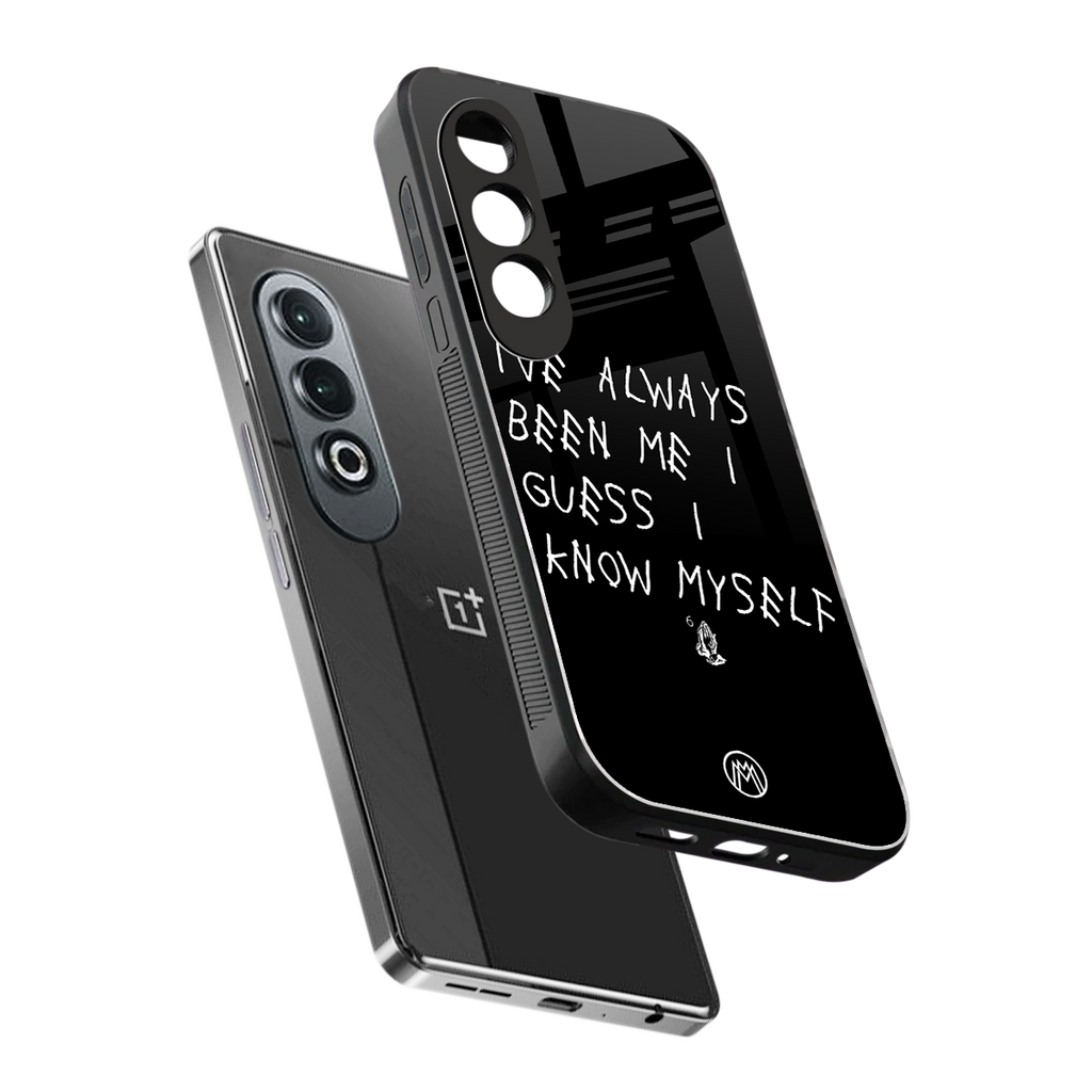 being myself back phone cover | glass case for oneplus nord ce 4