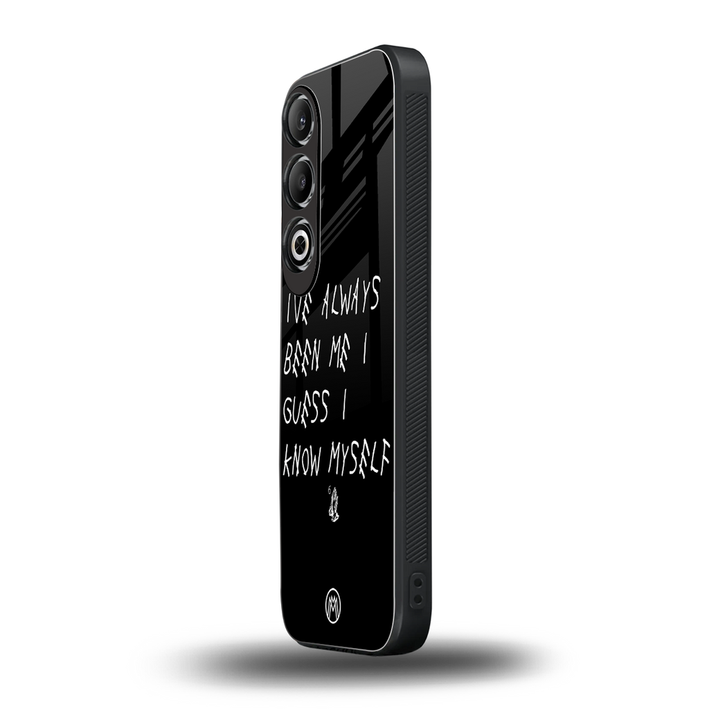 being myself back phone cover | glass case for oneplus nord ce 4