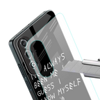 being myself back phone cover | glass case for oneplus nord ce 4