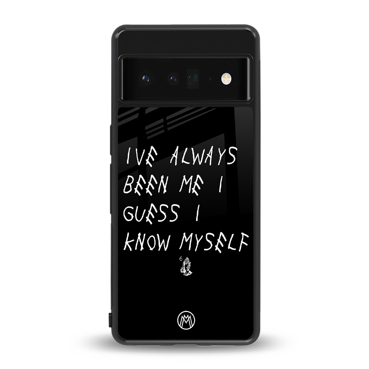 being myself back phone cover | glass case for google pixel 6 pro