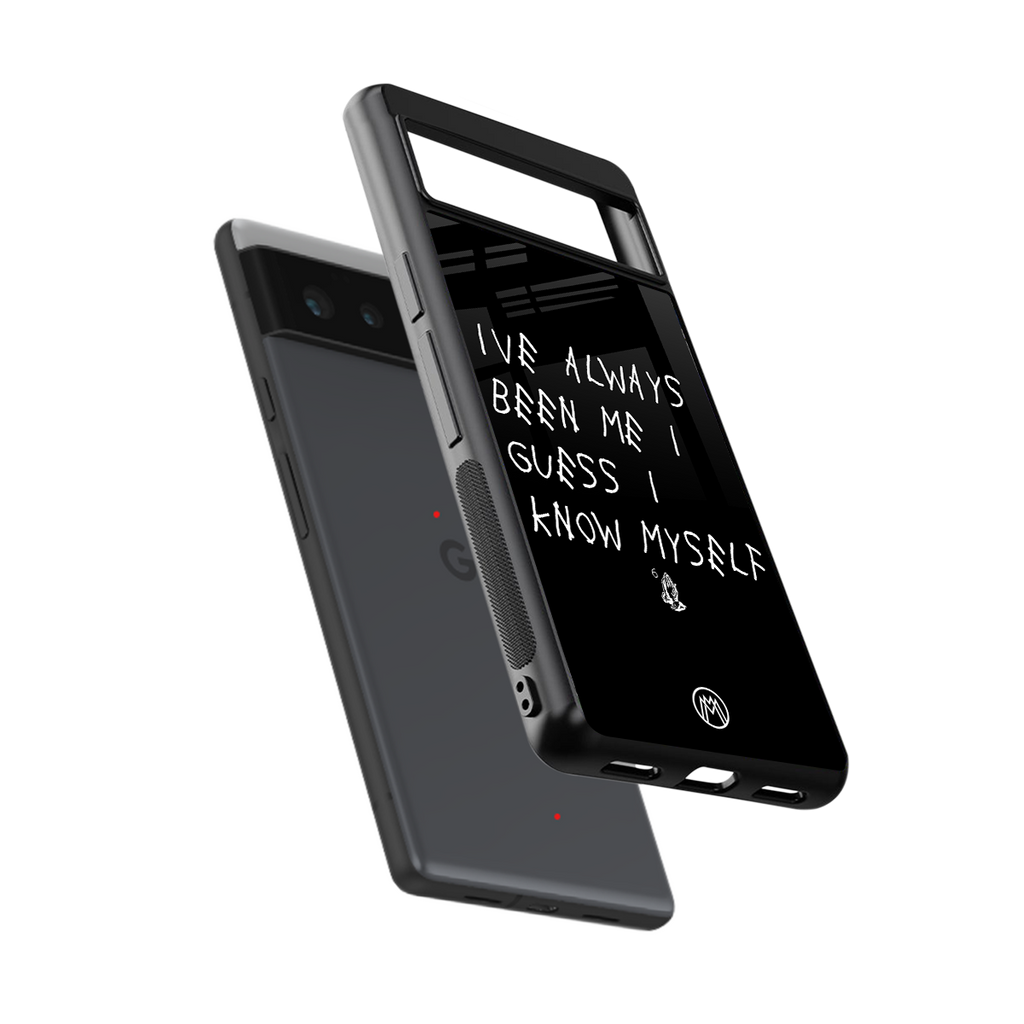 being myself back phone cover | glass case for google pixel 6