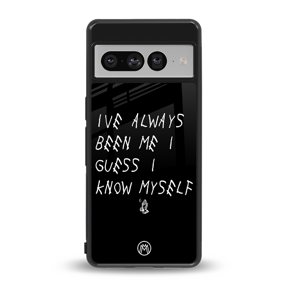 being myself back phone cover | glass case for google pixel 7 pro