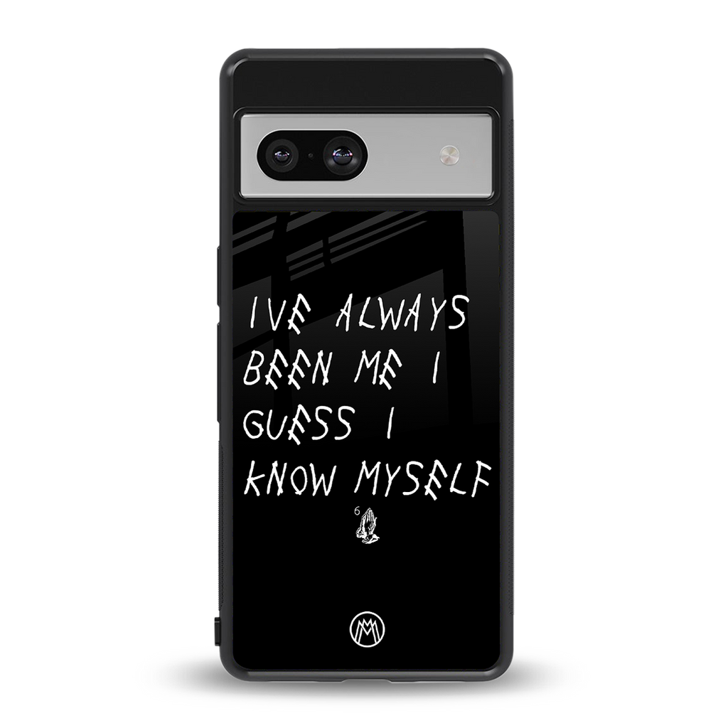 being myself back phone cover | glass case for Google Pixel 7