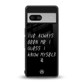 being myself back phone cover | glass case for Google Pixel 7