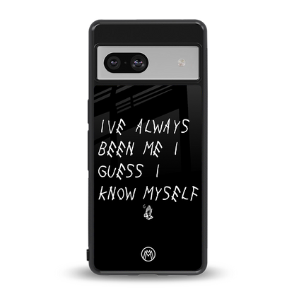 being myself back phone cover | glass case for Google Pixel 7A