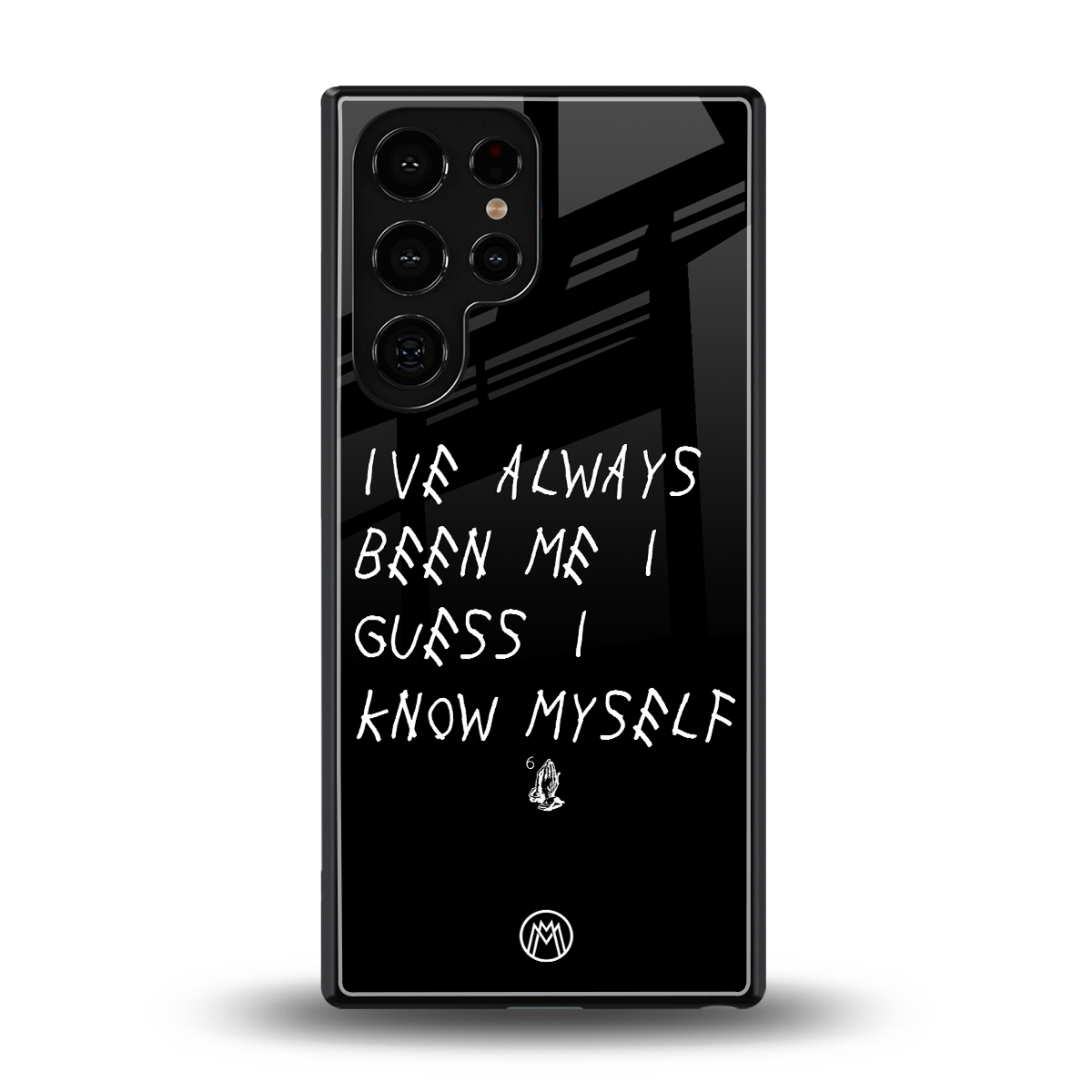 being myself back phone cover | glass case for samsung galaxy s25 ultra