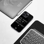 being myself back phone cover | glass case for samsung galaxy s24 ultra