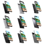 Durable Glass Back Mobile Case for iPhone, Samsung, OnePlus, Google Pixel, Redmi, Vivo, Oppo