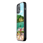 Slim Glass Back Phone Case for Multiple Brands iPhone, Samsung, Redmi, OnePlus, Oppo, Vivo