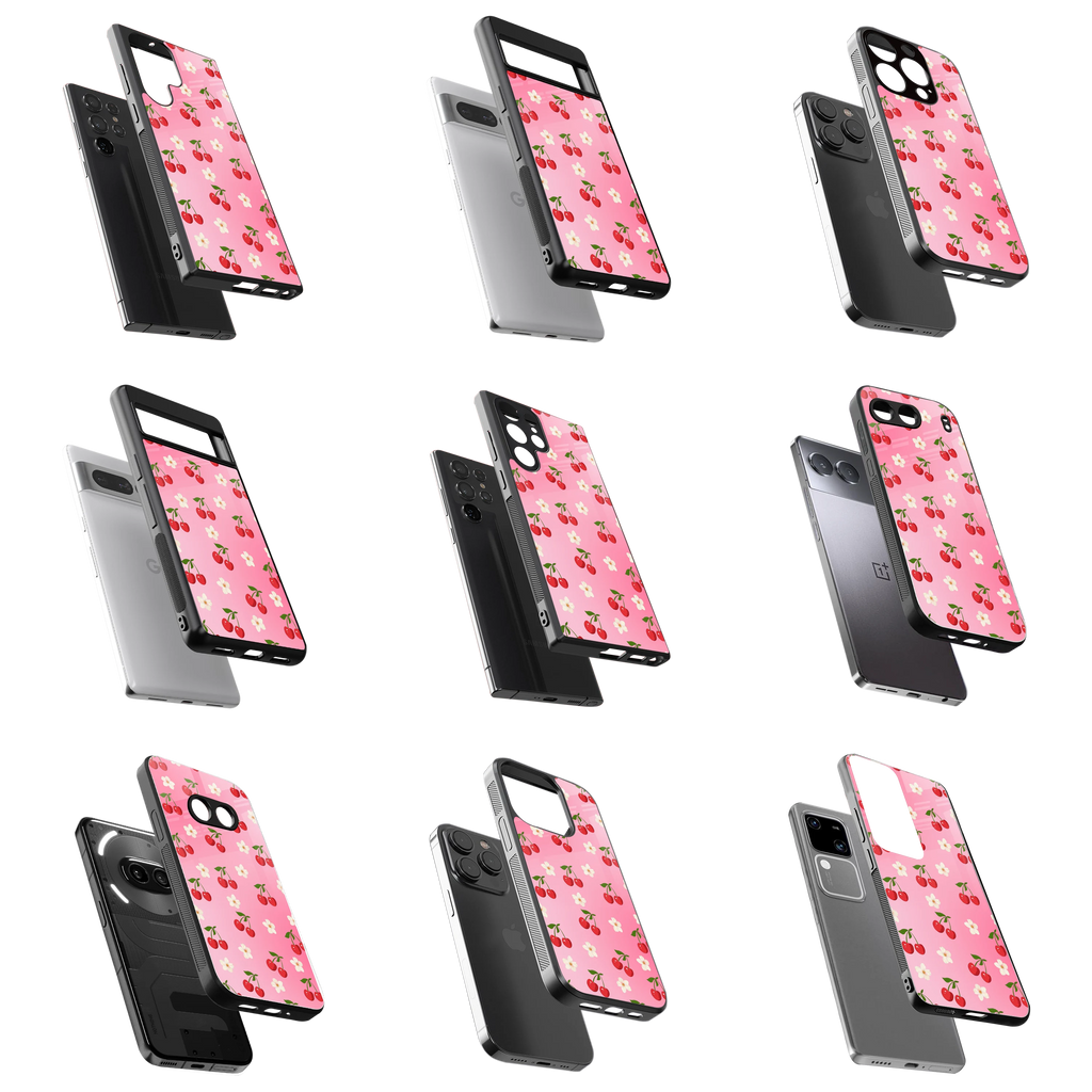 Durable Glass Back Mobile Case for iPhone, Samsung, OnePlus, Google Pixel, Redmi, Vivo, Oppo