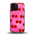 berry blush back phone cover | glass case for iphone 13 pro max
