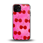 berry blush back phone cover | glass case for iphone 13