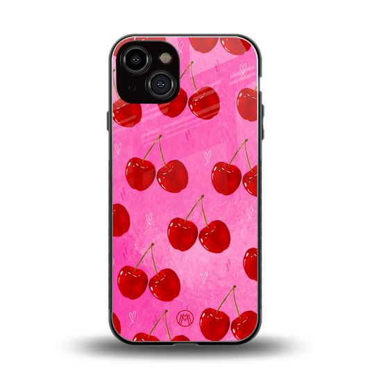 berry blush back phone cover | glass case for iphone 13