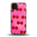 berry blush back phone cover | glass case for iphone 14 plus