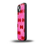 berry blush back phone cover | glass case for iphone 15