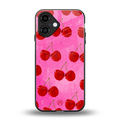berry blush back phone cover | glass case for iphone 16