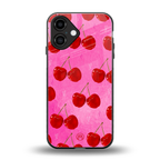 berry blush back phone cover | glass case for iphone 16