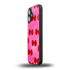 berry blush back phone cover | glass case for iphone 16
