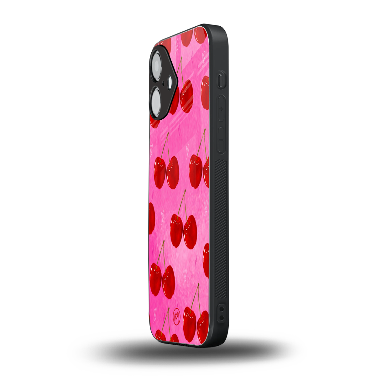 berry blush back phone cover | glass case for iphone 16