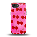 berry blush back phone cover | glass case for iphone 16e