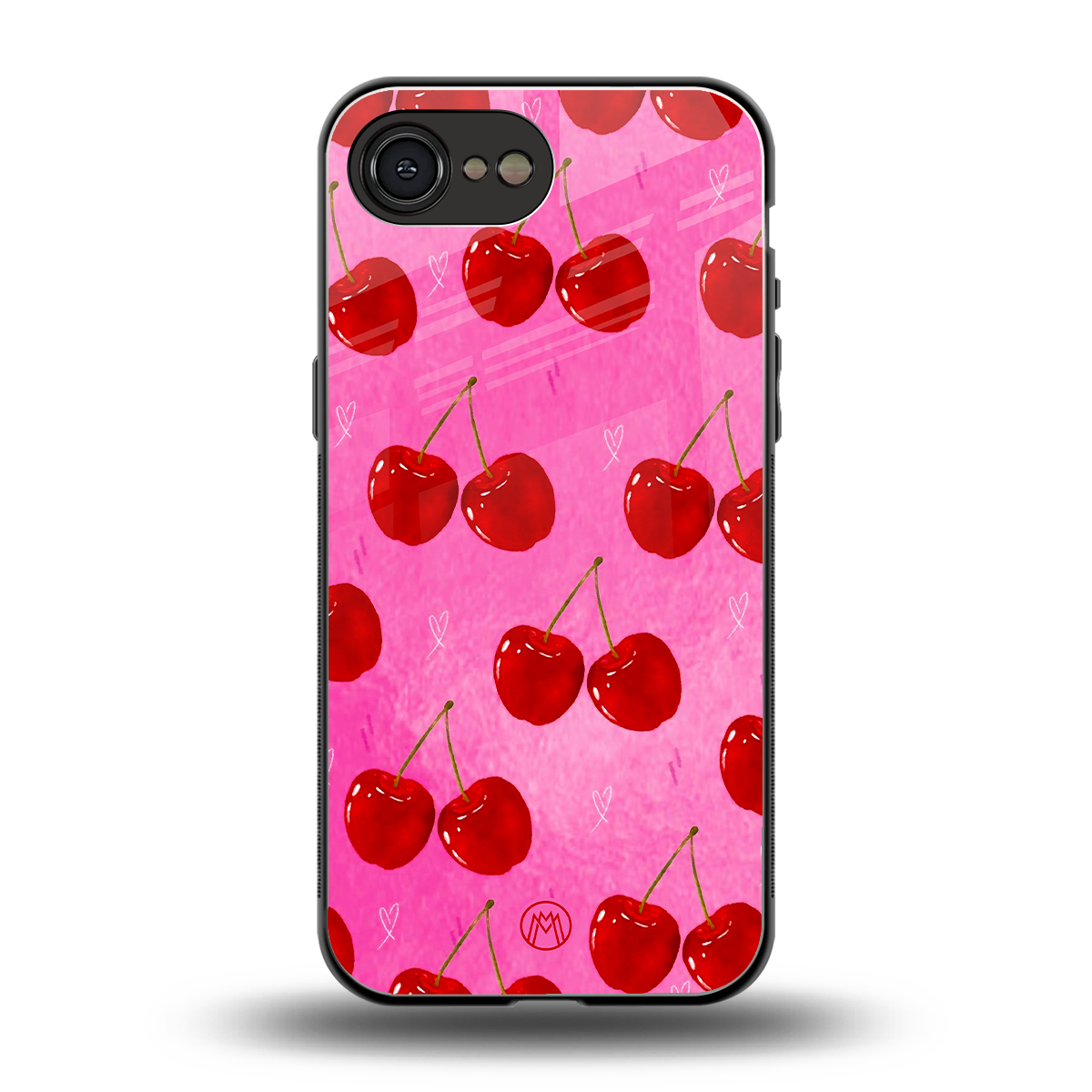 berry blush back phone cover | glass case for iphone 16e