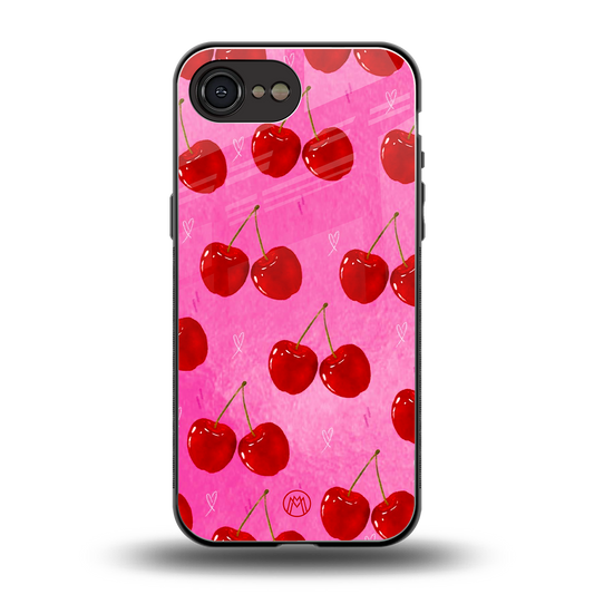 berry blush back phone cover | glass case for iphone 16e