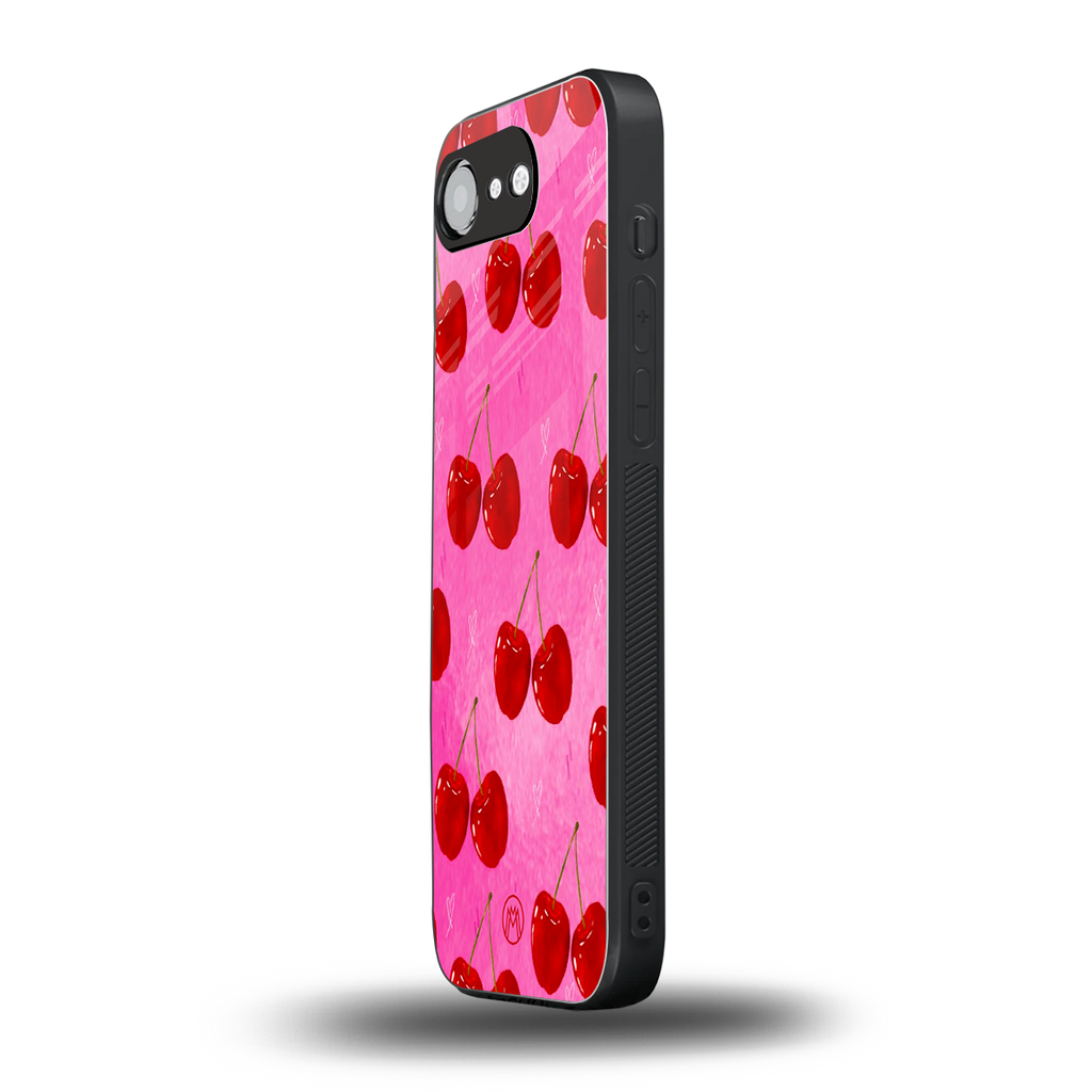 berry blush back phone cover | glass case for iphone 16e