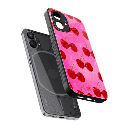 berry blush back phone cover | glass case for nothing phone 1