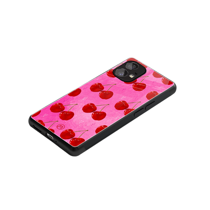 berry blush back phone cover | glass case for nothing phone 1