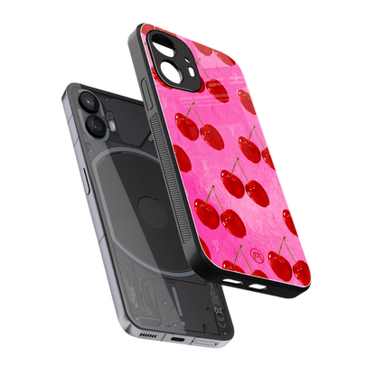 berry blush back phone cover | glass case for nothing phone 2
