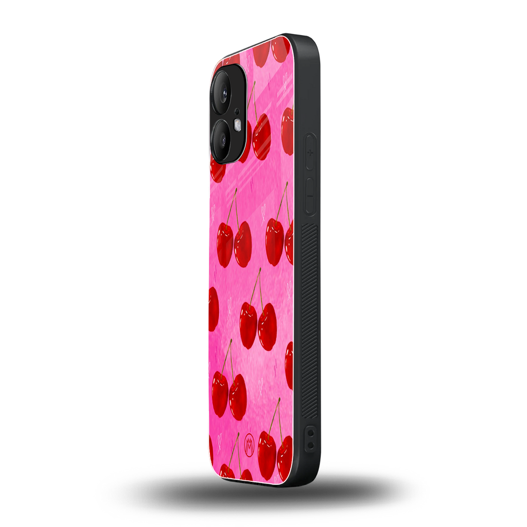 berry blush back phone cover | glass case for nothing phone 2
