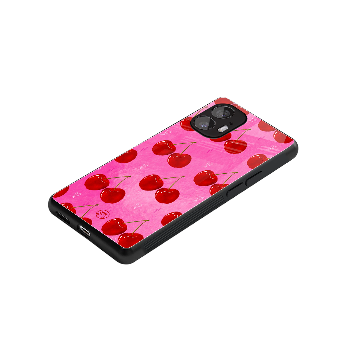 berry blush back phone cover | glass case for nothing phone 2
