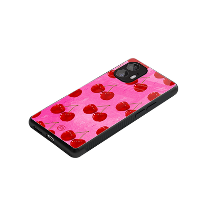 berry blush back phone cover | glass case for nothing phone 2