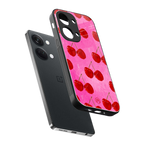 berry blush back phone cover | glass case for oneplus nord 3