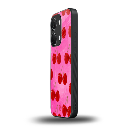 berry blush back phone cover | glass case for oneplus nord 3