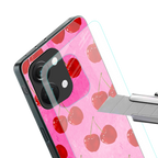 berry blush back phone cover | glass case for oneplus nord 3