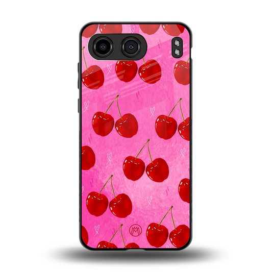 berry blush back phone cover | glass case for oneplus nord 4