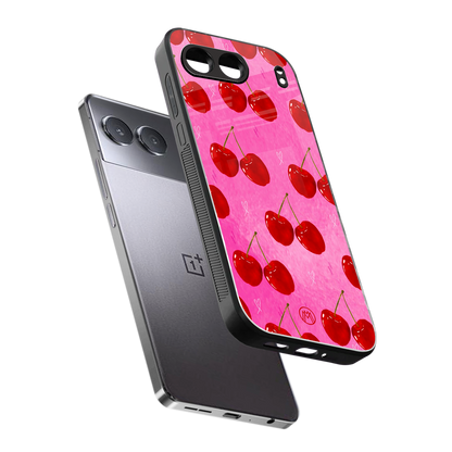berry blush back phone cover | glass case for oneplus nord 4