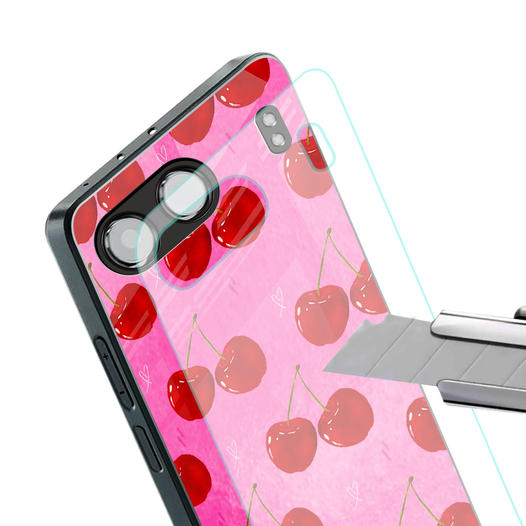 berry blush back phone cover | glass case for oneplus nord 4
