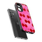 berry blush back phone cover | glass case for oneplus nord ce 3