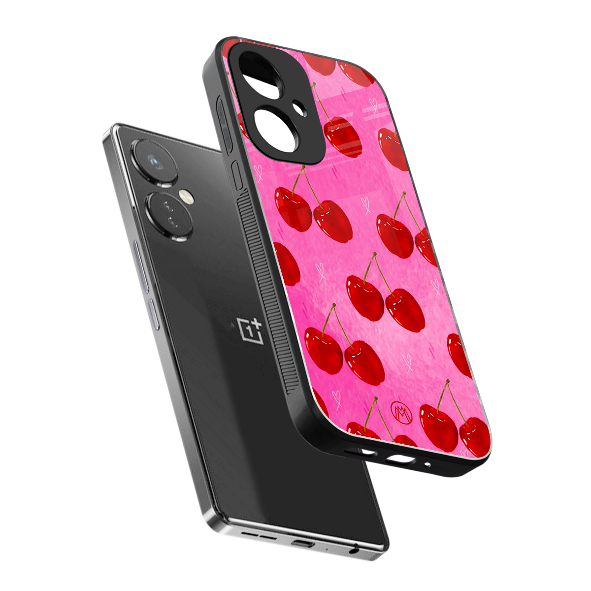 berry blush back phone cover | glass case for oneplus nord ce 3