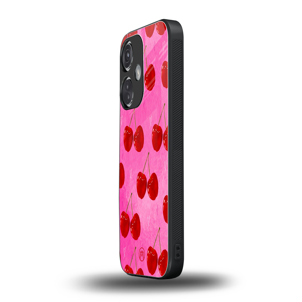 berry blush back phone cover | glass case for oneplus nord ce 3