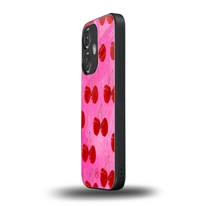 berry blush back phone cover | glass case for oneplus nord ce 3
