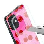 berry blush back phone cover | glass case for oneplus nord ce 3