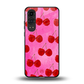 berry blush back phone cover | glass case for oneplus nord ce 4 lite