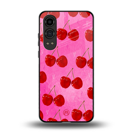 berry blush back phone cover | glass case for oneplus nord ce 4 lite
