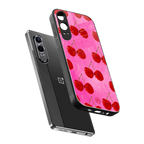 berry blush back phone cover | glass case for oneplus nord ce 4 lite