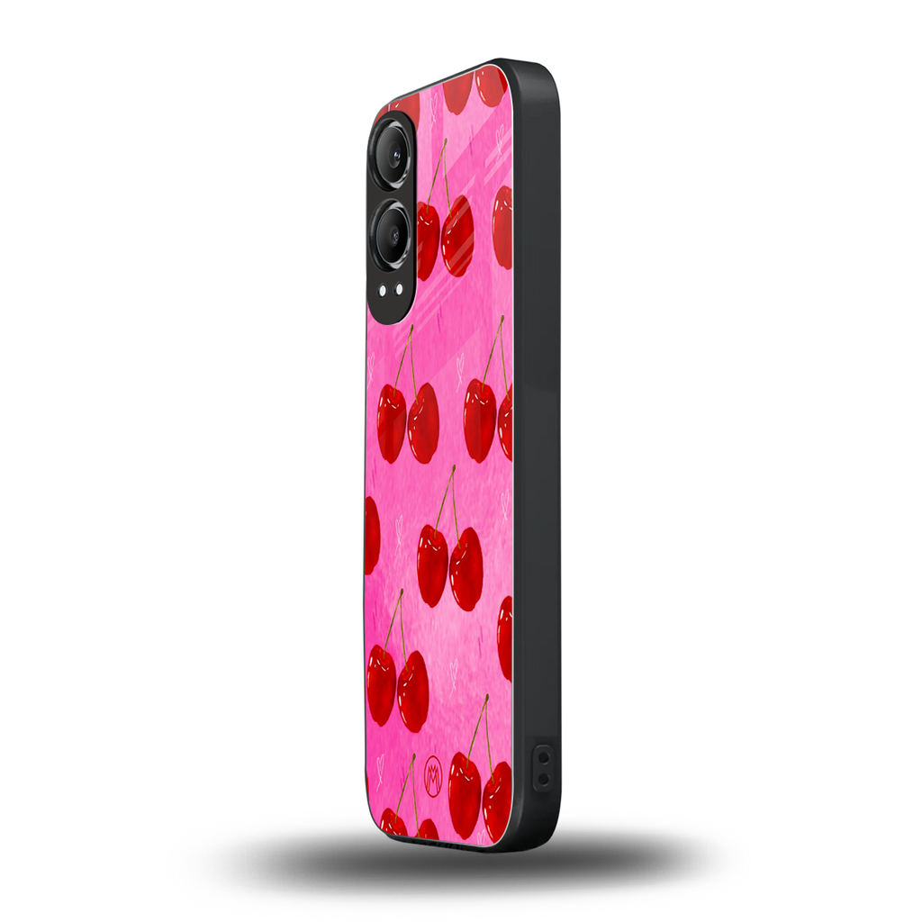 berry blush back phone cover | glass case for oneplus nord ce 4 lite
