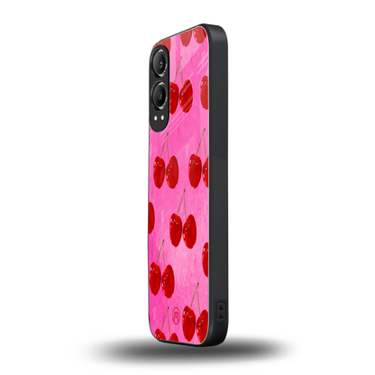 berry blush back phone cover | glass case for oneplus nord ce 4 lite